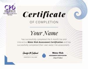 WATER RISK ASSESSMENT CERTIFICATE